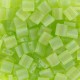 Miyuki tila 5x5mm beads - Matted transparent chartreuse ab TL-143FR